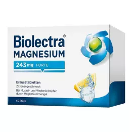 BIOLECTRA Magnésium 243 mg forte citron, 60 comprimés