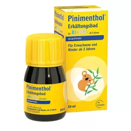 PINIMENTHOL Bain contre le rhume pour enfant à partir de 2 ans, Eucalyptus, 30 ml