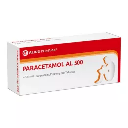 PARACETAMOL AL 500 comprimés, 20 pcs