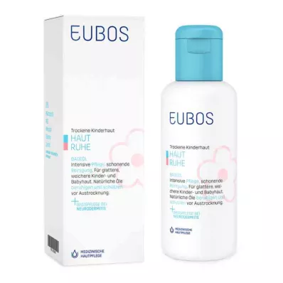 EUBOS KINDER Huile de bain reposante pour la peau, 125 ml