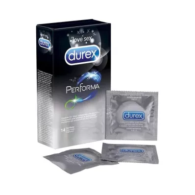 DUREX Préservatifs Performa, 14 pces