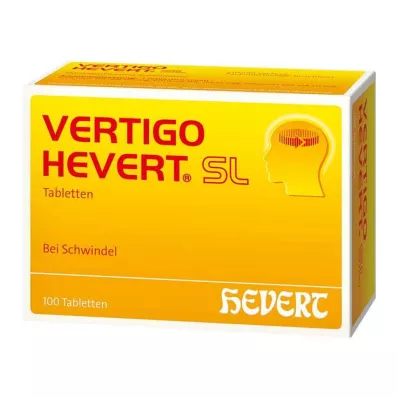 VERTIGO HEVERT SL Comprimés, 100 pcs