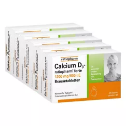 CALCIUM D3-ratiopharm forte comprimés effervescents, 100 pc