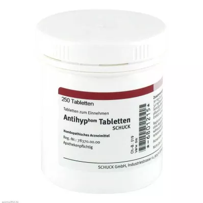ANTIHYP Comprimés Schuck, 250 pc