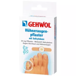 GEHWOL Pansement pour cors à lacide salicylique, 6 pces