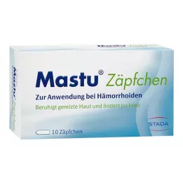 MASTU Suppositoire hémorroïdes, 10 pces