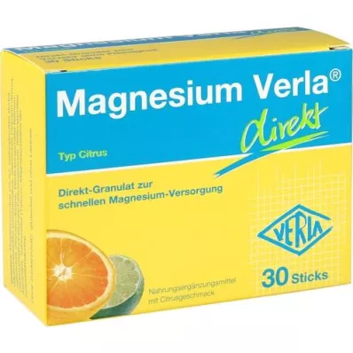 MAGNESIUM VERLA Granulés directs Citrus, 30 pces