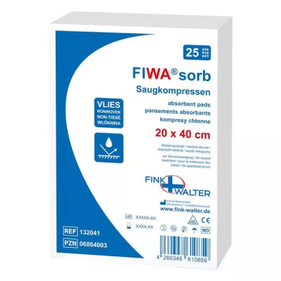 Compresses de bandage 20x40cm, 25 pcs Compresses de bandage 20x40cm, 25 pcs