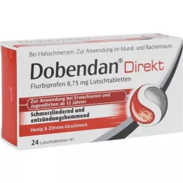 DOBENDAN Direkt Flurbiprofen 8,75 mg pastilles à sucer, 24 pces
