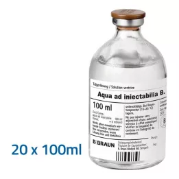 AQUA AD injectabilia Solution injectable, 20X100 ml