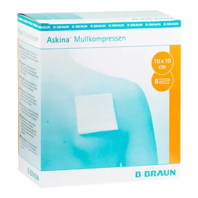Compresses de gaze Askina 10x10, 25x2 pièces