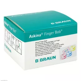 ASKINA Finger Bob coloré, 50 pcs