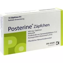 POSTERINE Suppositoires, 10 pces