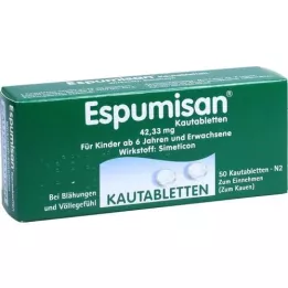 ESPUMISAN Comprimés à mâcher, 50 pcs