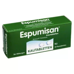 ESPUMISAN Comprimés à mâcher, 50 pcs