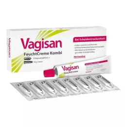 VAGISAN Crème Humide Combi 8 Ovules+10 g Crème, 1 P