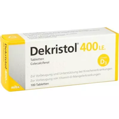 DEKRISTOL Comprimés de 400 UI, 100 pièces