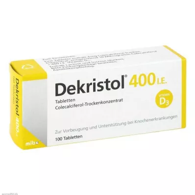 DEKRISTOL Comprimés de 400 UI, 100 pièces