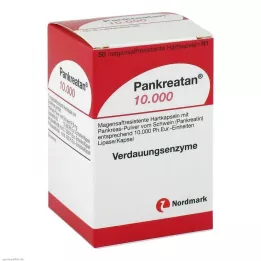 PANKREATAN 10.000 gélules gastro-résistantes, 50 gélules