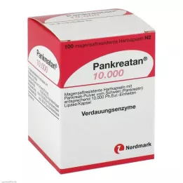PANKREATAN 10.000 gélules gastro-résistantes, 100 gélules