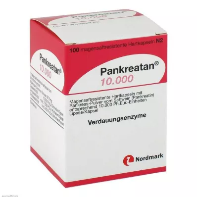 Pankreatan 10 000 gélules gastro-résistantes, 100 pièces