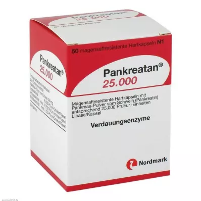 Pankreatan 25 000 gélules gastro-résistantes, 50 pièces