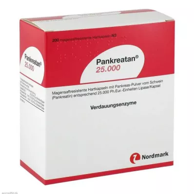 Pankreatan 25 000 gélules gastro-résistantes, 200 pièces