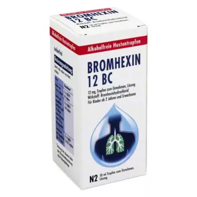 BROMHEXIN 12 BC Gouttes pour voie orale, 50 ml BROMHEXIN 12 BC Gouttes pour voie orale, 50 ml