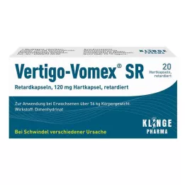 VERTIGO-VOMEX SR Gélules à libération prolongée, 20 gélules