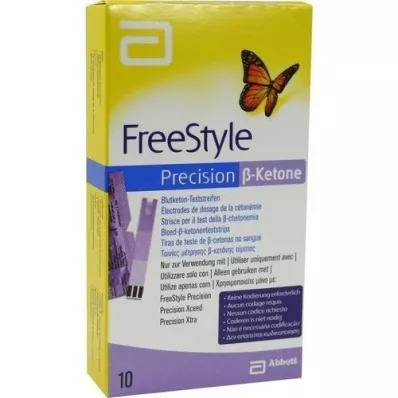 FREESTYLE Bandelette de test Precision ß-cétones, 10 pièces