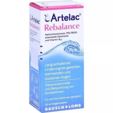 ARTELAC Gouttes oculaires Rebalance, 10 ml