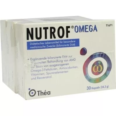 NUTROF Gélules Oméga, 3X30 pcs