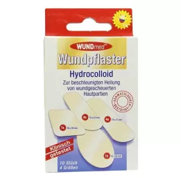 WUNDPFLASTER Hydrocolloïde 4 tailles, 10 pces