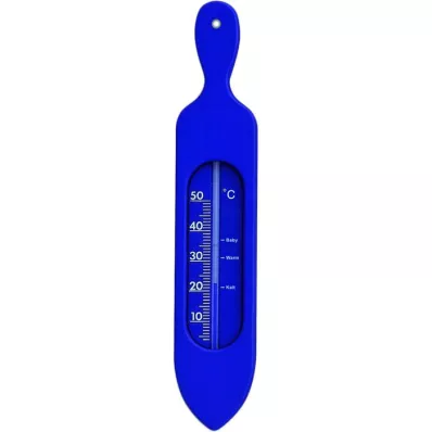 BADETHERMOMETER Plastique bleu, 1 pc