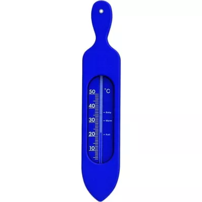 BADETHERMOMETER Plastique bleu, 1 pc