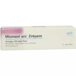 MICONAZOL Pâte de zinc acis, 20 g