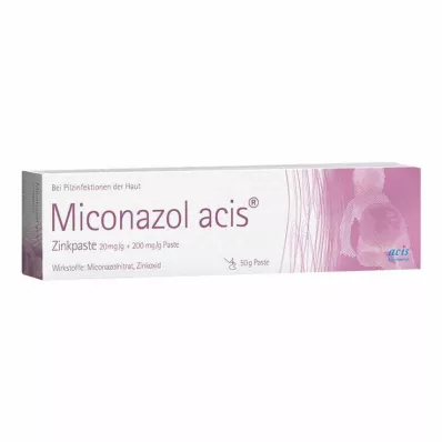 MICONAZOL Pâte de zinc acis, 50 g
