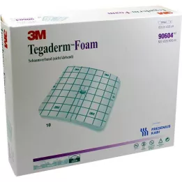 TEGADERM Pansement mousse FK 8,8x8,8 cm 90604, 10 pces