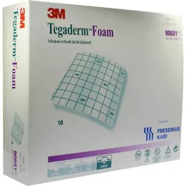 TEGADERM Pansement mousse FK 10x10 cm 90601, 10 pces