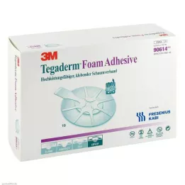 TEGADERM Foam Adhesive 6,9x7,6 cm ovale 90614, 10 pces