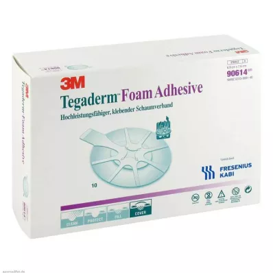 TEGADERM Foam Adhesive 6,9x7,6 cm ovale 90614, 10 pces
