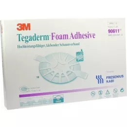 TEGADERM Foam Adhesive FK 10x11 cm ovale 90611, 10 pces