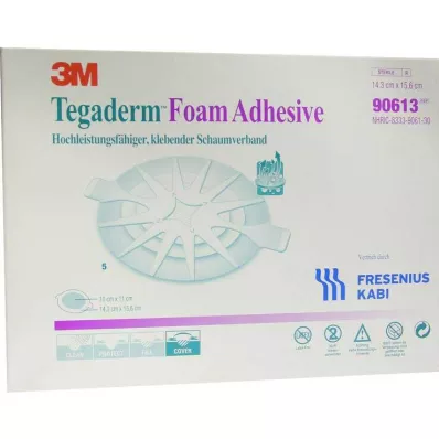 Adhésif mousse Tegaderm FK 14,3x15,6 cm ovale 90613, 5 pc Adhésif mousse Tegaderm FK 14,3x15,6 cm ovale 90613, 5 pc