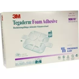 TEGADERM Foam Adhesive FK 8,8x8,8 cm 90610, 10 pces