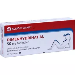 DIMENHYDRINAT AL 50 mg comprimés, 20 pcs