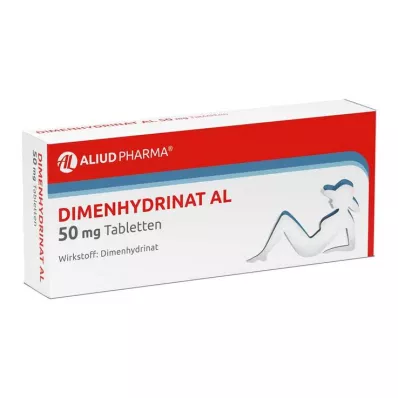 DIMENHYDRINAT AL 50 mg comprimés, 20 pcs
