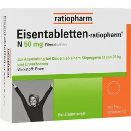 EISENTABLETTEN-ratiopharm N 50 mg comprimés pelliculés, 100 pc
