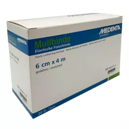 MULLBINDEN élast.6 cmx4 m, 20 pces