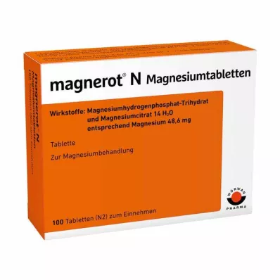 MAGNEROT N Comprimés de magnésium, 100 pc
