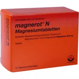 MAGNEROT N Comprimés de magnésium, 200 pc